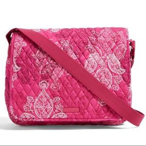 Vera Bradley Messenger Bag in Stamped Paisley, NWT